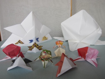 Origami hats